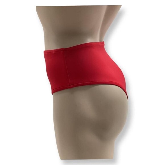 Venus Size 6 Red Hot High Waist Cheeky Bikini Bottom. Preowned - Picture 3 of 4